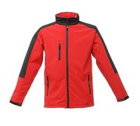 Regatta Softshell Jacket Hydroforce 3-layer Membrane Waterproof Breathable Hooded Red/Black XXL
