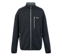 Regatta Mens Kames Full Zip Fleece Jacket (Ash/Glacier) - Dark Grey - Size Small