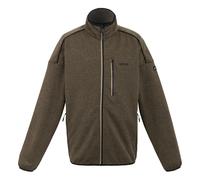 Regatta Mens Kames Full Zip Fleece Jacket (Treetop/Golden Sand) - Dark Green - Size Small