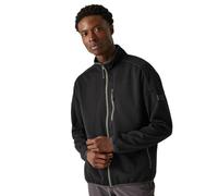 Regatta Men's Kames Full Zip Fleece | Mottled Black (Agave Green), L