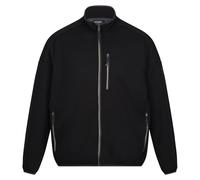 Regatta Men's Breathable Kames Full Zip Fleece Black Marl Agave Green, Size: Xxl