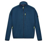 Regatta Mens Kassam Marl Full Zip Fleece Jacket - Moroccan Blue/Navy Marl - Moroccan Blue/Navy Marl - XL