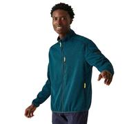 Regatta Mens Kassam Marl Full Zip Fleece Jacket (S) (Moroccan Blue/Navy Marl)