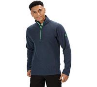 Regatta Mens Kenger Polyester Zip Neck Honeycomb Fleece Jacket Dark Denim