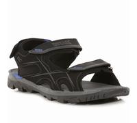 Regatta Mens Kota Drift Open Toe Sandals (6 UK) (Black/Nautical Blue)