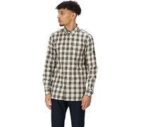 Regatta Men's Lance Long Sleeved Checked Shirt Green