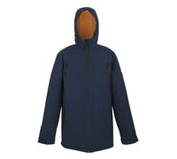 Regatta Mens Larrick II Waterproof Insulated Jacket - Navy/Fox - S - Navy/Fox - 100% Mixed