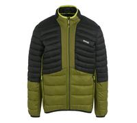 Regatta Mens Leedre Colour Block Hybrid Jacket - Nephrite Green/Black - Nephrite Green/Black - L