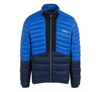 Regatta Mens Leedre Colour Block Hybrid Jacket - Olympian Blue/Navy - 3XL - Olympian Blue/Navy - 90% Polyester/10% Elastane