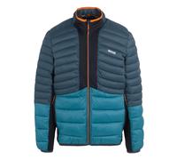 (S, Moonlight Denim/Moroccan Blue) Regatta Mens Leedre Colour Block Hybrid Jacket