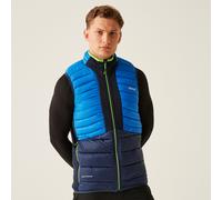 Regatta Mens Leedre Hybrid Padded Bodywarmer Feather Free, Water Repellent, Lightweight & AntiBacterial Odour Protection - Perfect for Outdoors, Walking, Hiking & Camping