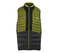 Regatta Mens Leedre Hybrid Gilet - Nephrite Green/Black - M - Nephrite Green/Black - 100% Mixed