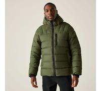 Regatta Men's Leeshaw Insulating Hooded Baffled Jacket in Green | Size: 2XL Regatta Green 2XL