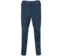 Regatta Mens Leesville II Zip Off Trousers - Moonlight Denim - 44R - Moonlight Denim - 100% Polyamide