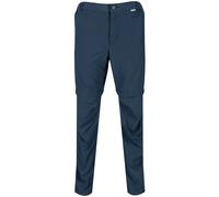 Regatta Mens Leesville II Zip-Off Trousers - Moonlight Denim - Moonlight Denim - 36R - 100% Polyamide