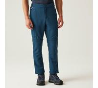 Regatta Men's Water-repellent Leesville III Zip Off Walking Trousers Moonlight Denim, Size: 36 R