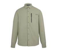 Regatta Mens Light Insect Repellent Long-Sleeved Travel Shirt (Abbeystone) - Beige - Size 3XL