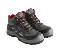 Regatta Mens Limestone Waterproof Safety Boots - Granite/Red - Granite/Red - 5 UK - 100% Mixed