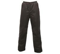 Regatta Mens Linton Overtrousers (Waterproof, Windproof and Breathable) (Black) - Size Large