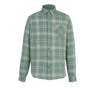 Regatta Mens Loran Checked Long-Sleeved Shirt (5XL) (Glacier)