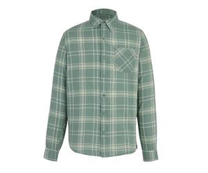 Regatta Mens Loran Checked Long-Sleeved Shirt (5XL) (Glacier)
