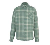 Regatta Mens Loran Checked Long-Sleeved Shirt (Glacier) - Green - Size X-Large