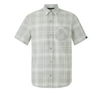 Regatta Mens Loran Checked Shirt - Silver Grey - XL - Silver Grey