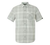 Regatta Mens Loran Checked Shirt - Silver Grey - L - Silver Grey - 100% Mixed