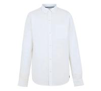 Regatta Mens Loran Long-Sleeved Shirt - White - S - White - 90% Cotton/10% Linen