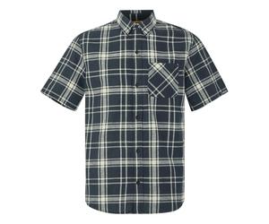 Regatta Mens Loran Short-Sleeved Shirt (Navy) - Size Medium