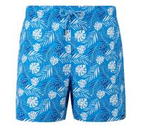 (L, Elysium Blue) Regatta Mens Loras Leaf Seersucker Swim Shorts