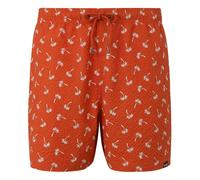 Regatta Mens Loras Palm Swim Shorts - Poppy Red - 3XL - Poppy Red - 100% Polyester