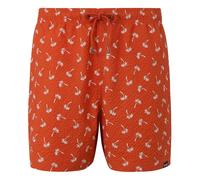 Regatta Mens Loras Palm Swim Shorts - Poppy Red - XXL - Poppy Red