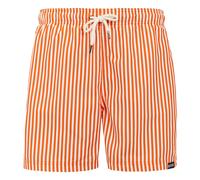 Regatta Mens Loras Stripe Swim Shorts - Celosia Orange - XXL - Celosia Orange