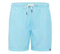 Regatta Mens Loras Striped Swim Shorts (Aquarius Blue) - Medium Blue - Size 2XL