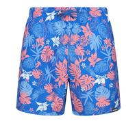 Regatta Men's Quick-Drying Loras Swim Shorts Oxford Blue Family Hawaiian Print