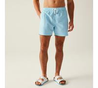 Regatta Men's Quick-drying Loras Swim Shorts Aquarius Blue Stripe, Size: XXL