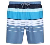 Regatta Men's Quick-Drying Loras Swim Shorts Coronet Blue Stripe