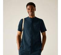 Regatta Men's Lovrey Short Sleeved Nero Collared Shirt in Blue | Size: 2XL Regatta Blue 2XL