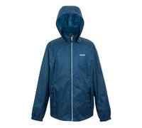 Regatta Mens Lyle IV Waterproof Hooded Jacket (Moonlight Denim/Tangerine Tango) - Dark Blue - Size 2XL