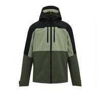 Regatta Mens Maland II Waterproof Jacket - Sage/Black/Dark Khaki - S - Sage/Black/Dark Khaki - 100% Recycled Polyester