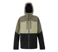 Regatta Mens Maland II Waterproof Jacket - Golden Sand/Treetop/Black - S - Golden Sand/Treetop/Black - 100% Recycled Polyester