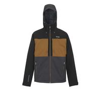 Regatta Mens Maland Insulated Waterproof Jacket - Nut Brown/Black/Ash - S - Nut Brown/Black/Ash