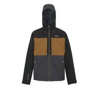 Regatta Mens Maland Insulated Waterproof Jacket - Nut Brown/Black/Ash - XXL - Nut Brown/Black/Ash