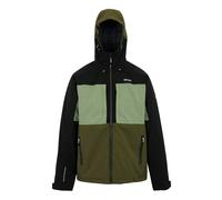Regatta Mens Maland Insulated Waterproof Jacket - Oil Green/Black/Olive Night - S - Oil Green/Black/Olive Night