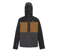 (XXL, Nut Brown/Black/Ash) Regatta Mens Maland Insulated Waterproof Jacket