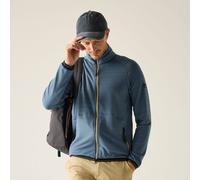 Regatta Men's Malton Full Zip Marl Fleece in Mid Blue | Size: 3XL Regatta Mid Blue 3XL