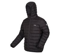 Regatta Men's Marizion Baffled Hooded Padded Jacket - Black - Black - XL