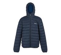 Regatta Men's Marizion Baffled Hooded Padded Jacket - Navy/Olympian Blue - S - Navy/Olympian Blue - 100% Polyamide