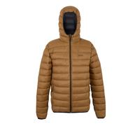 Regatta Mens Marizion Baffled Hooded Padded Jacket - Nut Brown - 3XL - Nut Brown - 100% Polyamide